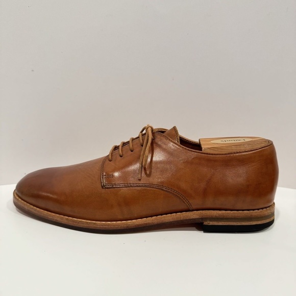 H by Hudson England Oxford Lace Up Shoe Mens Size 43 US 10 Tan Leather Made UAE main image 5